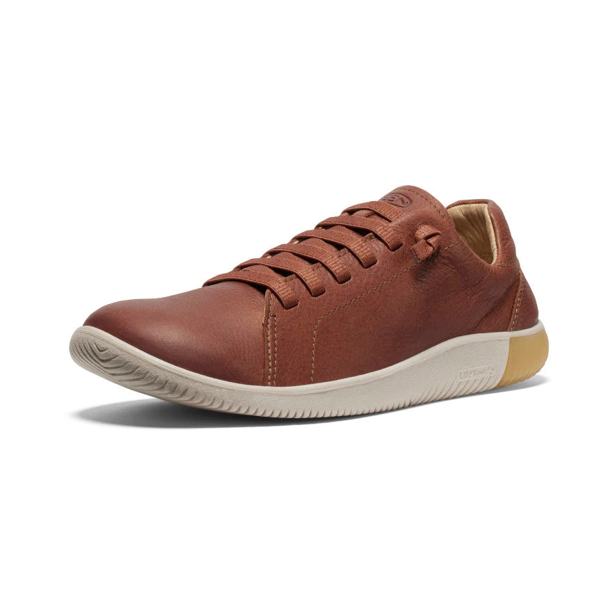 Men's KNX Lace Leather Sneaker Tortoise Shell Plaza Taupe - Image 3