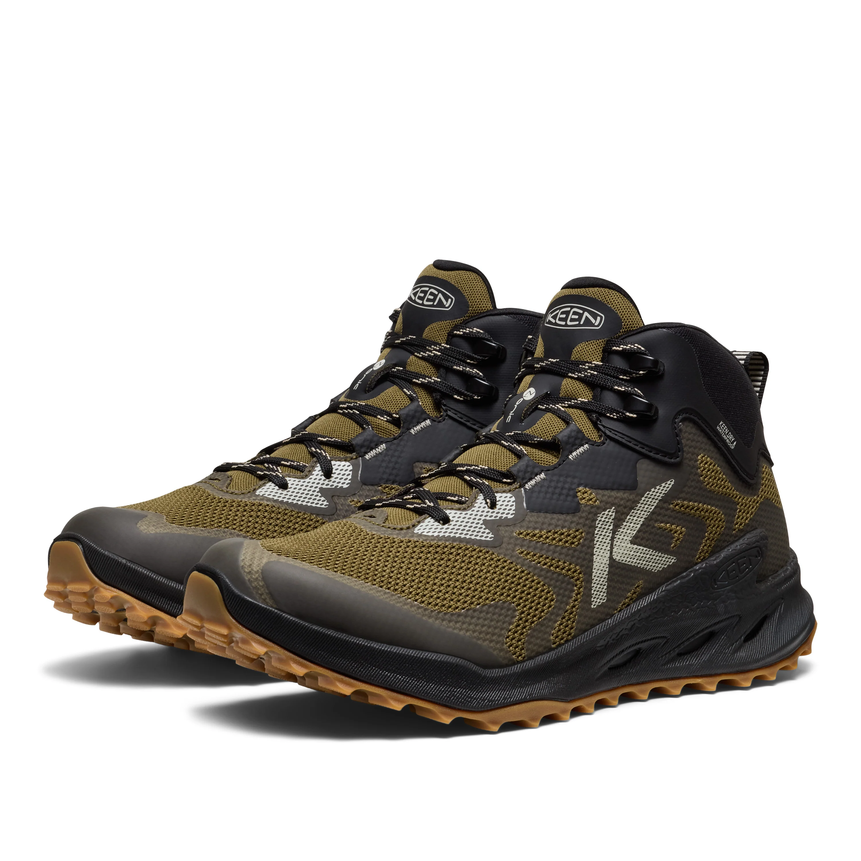 Men's Zionic NXT  Waterproof Hiking Boot Dark Olive Black - Image 4