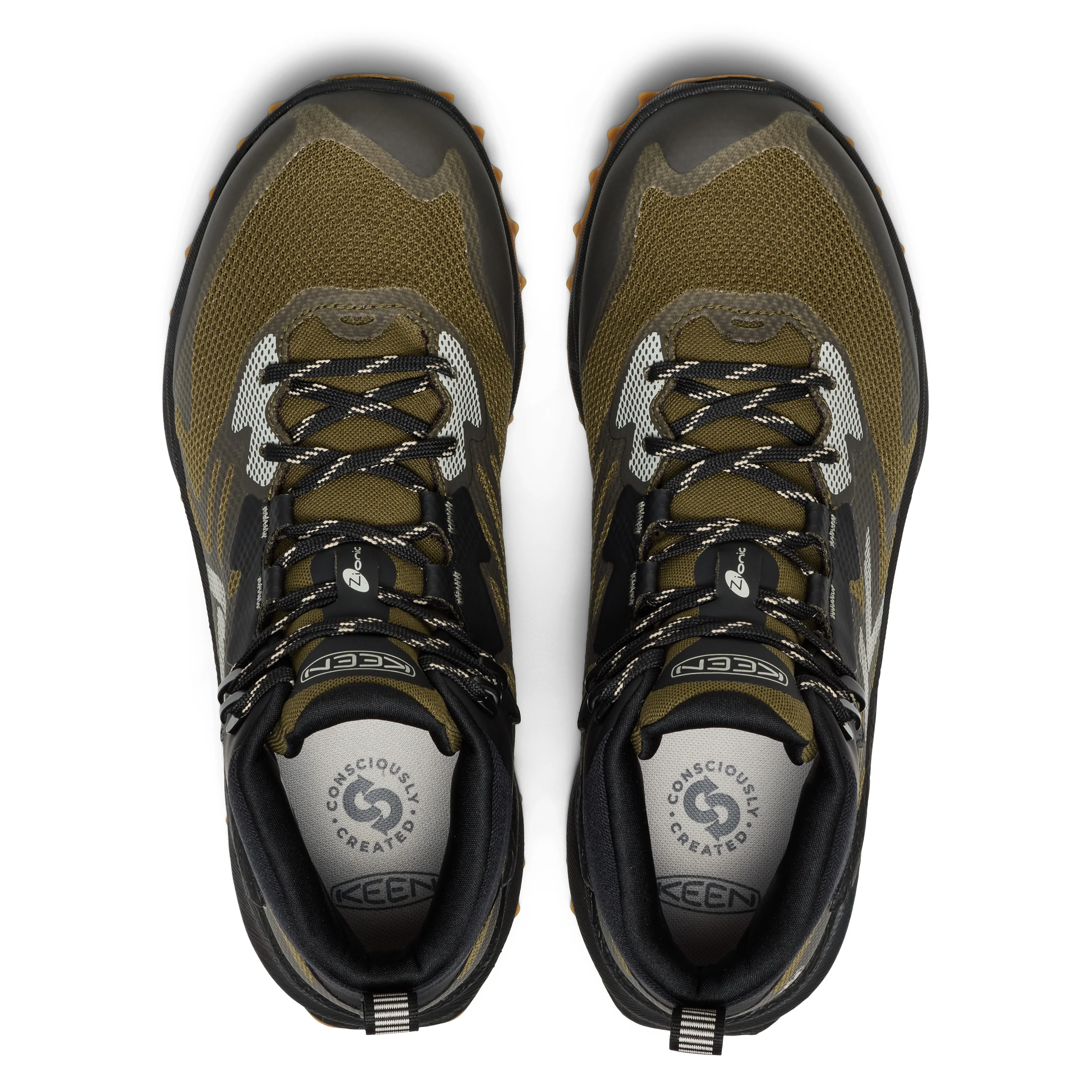 Men's Zionic NXT  Waterproof Hiking Boot Dark Olive Black - Image 7