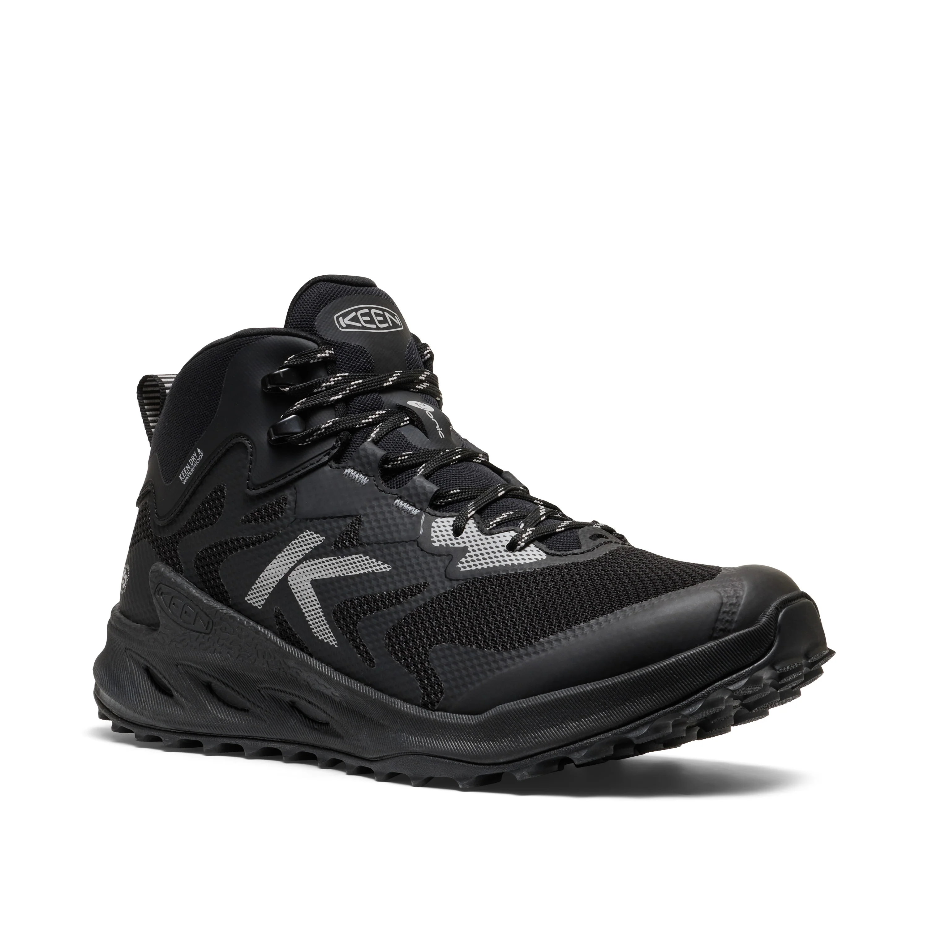 Men's Zionic NXT Waterproof Hiking Boot Triple Black - Image 2