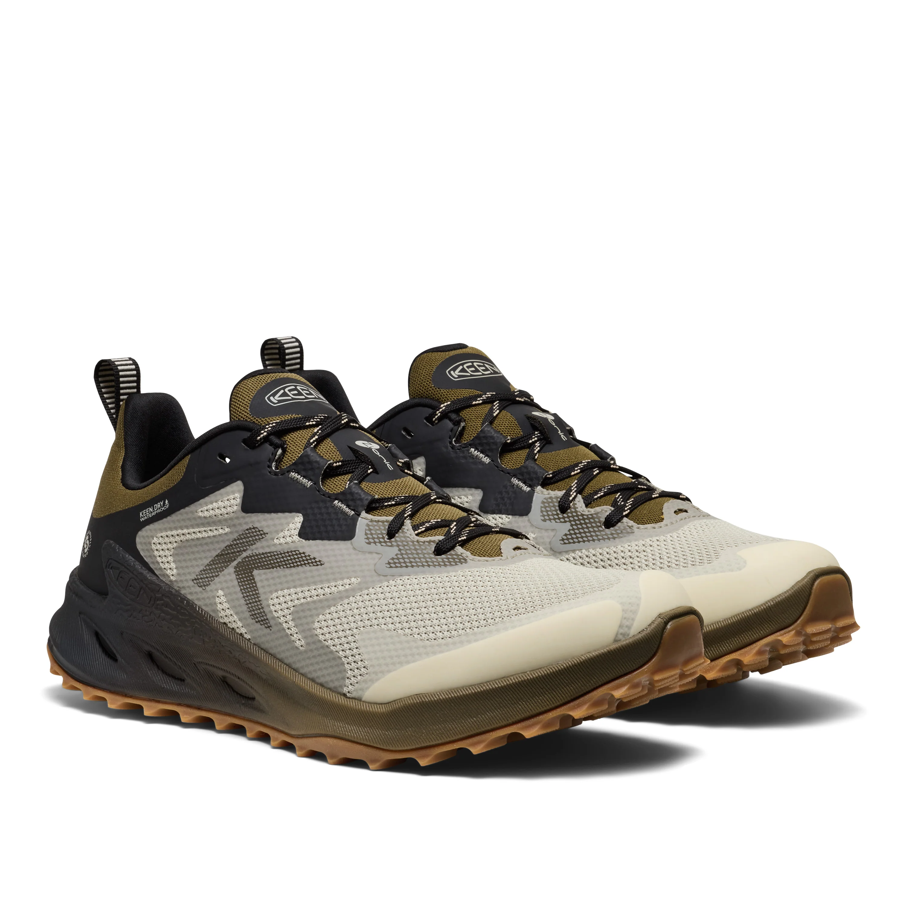 Men's Zionic NXT Waterproof Hiking Shoe Abbey Stone Dark Olive - Image 4