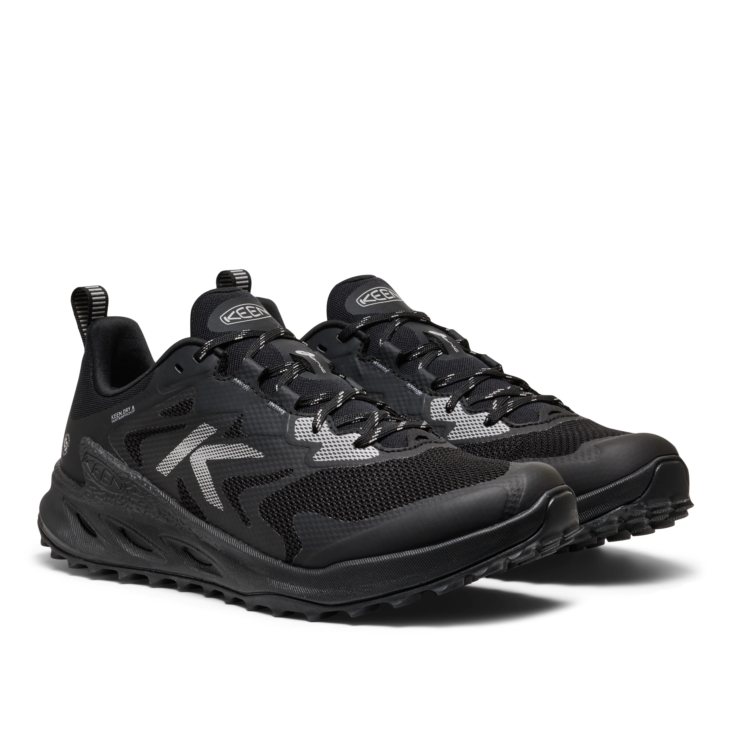 Men's Zionic NXT Waterproof Hiking Shoe Triple Black - Image 4