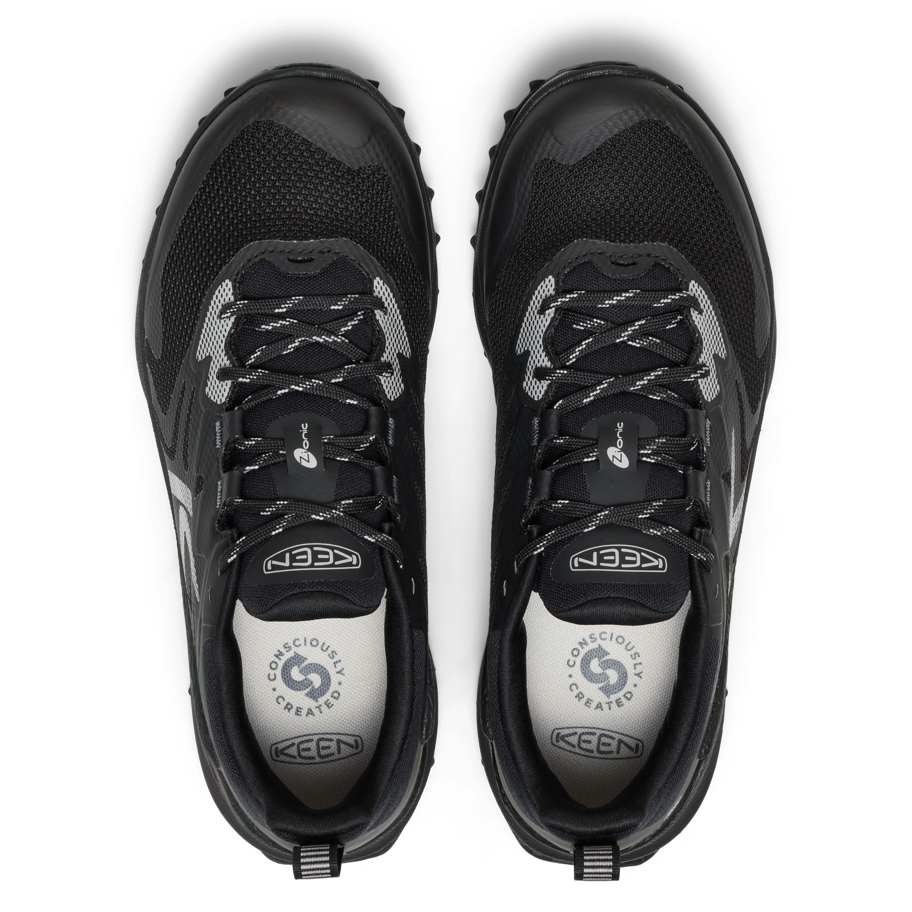 Men's Zionic NXT Waterproof Hiking Shoe Triple Black - Image 6