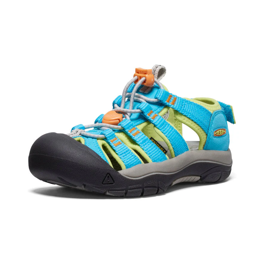 Little Kid's Newport Boundless Blue Atoll Daiquiri Green - Image 3