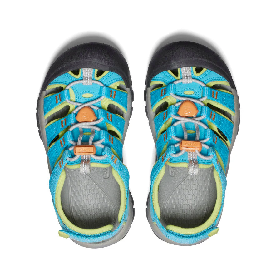 Little Kid's Newport Boundless Blue Atoll Daiquiri Green - Image 4