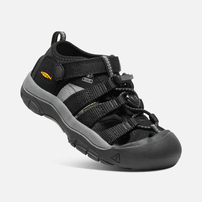 Little Kid's Newport H2 Black Keen Yellow - Image 3