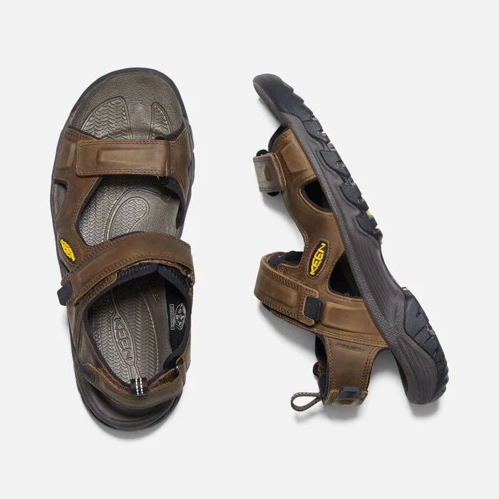 Men's Targhee III Open Toe Sandal Bison Mulch - Image 4