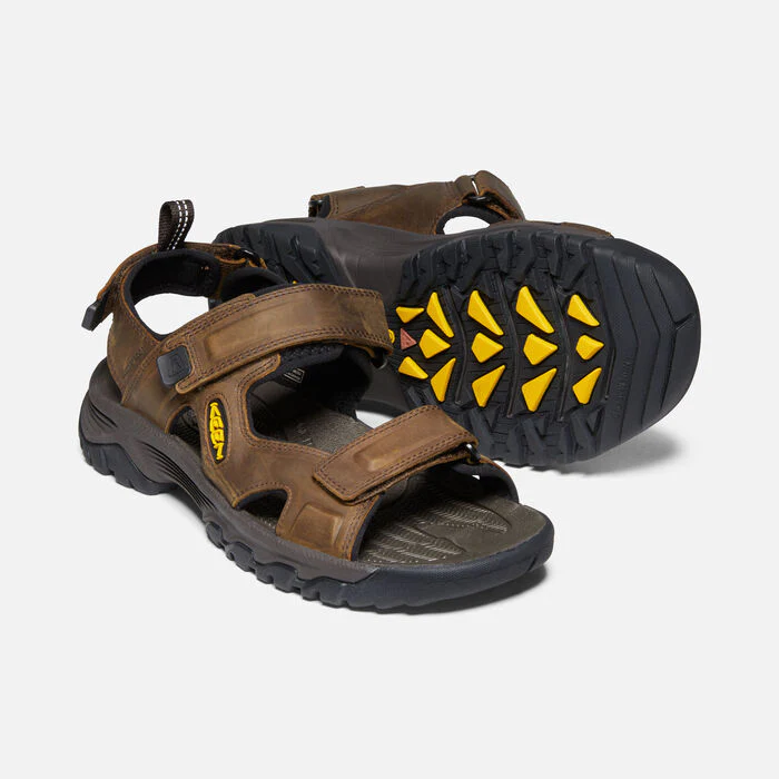 Men's Targhee III Open Toe Sandal Bison Mulch - Image 5