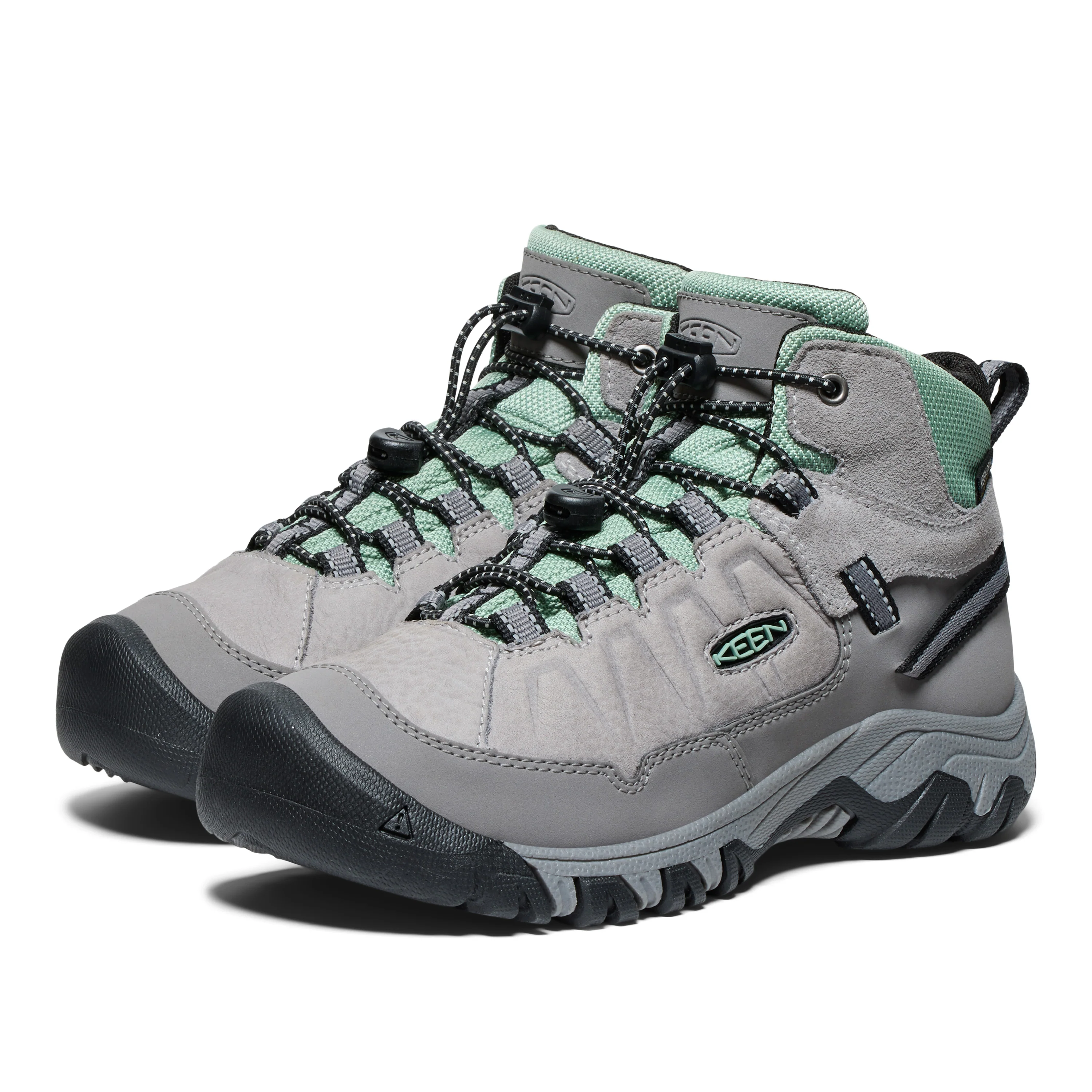 Big Kid's Targhee IV  Waterproof Alloy Granite Green - Image 4