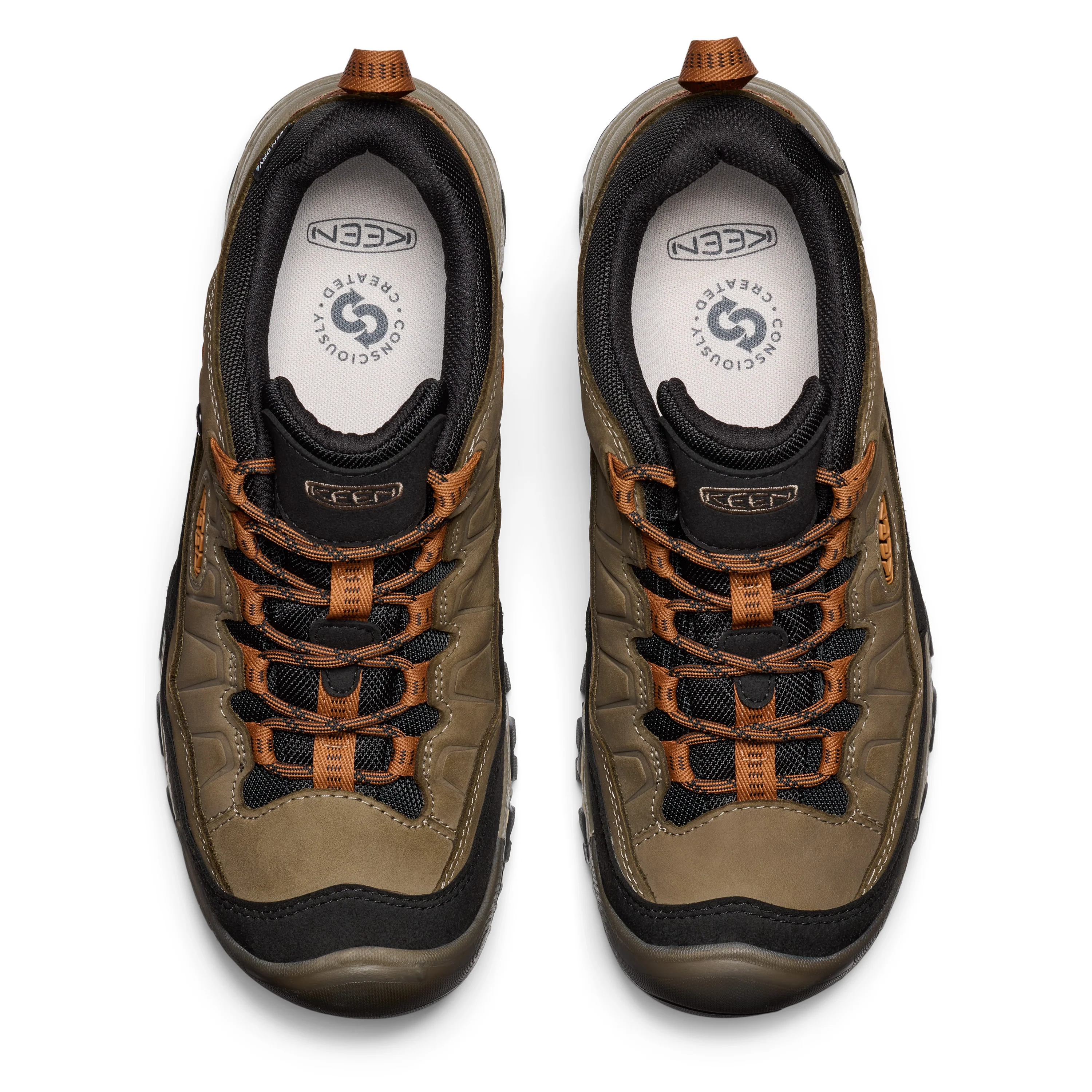 Men's Targhee IV Waterproof Hiking Shoe Sea Turtle Roasted Pecan - Image 5