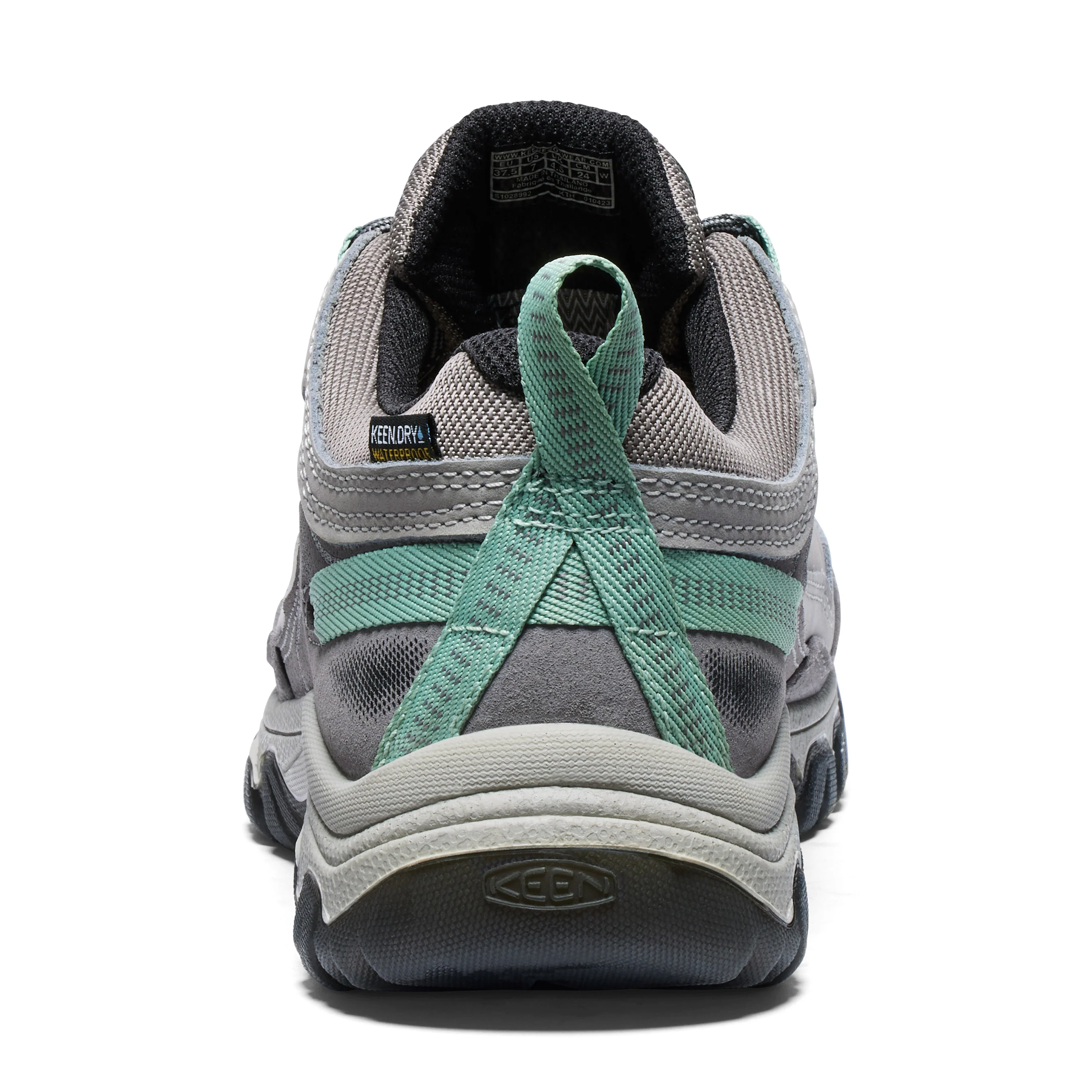 Women's Targhee IV Waterproof Hiking Shoe Alloy Granite Green - Image 7