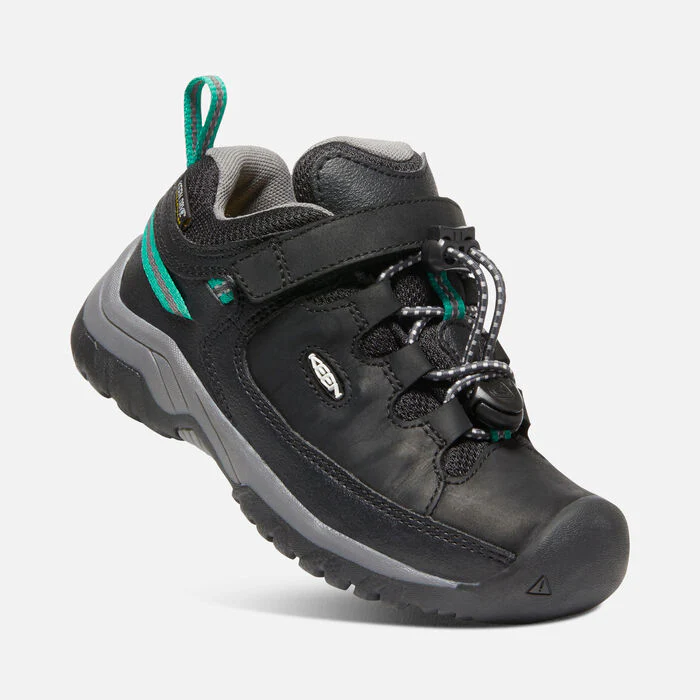 Little Kid's Targhee Low Waterproof Black Star White - Image 3
