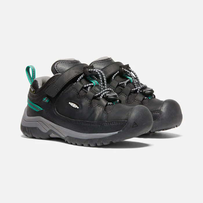 Little Kid's Targhee Low Waterproof Black Star White - Image 6
