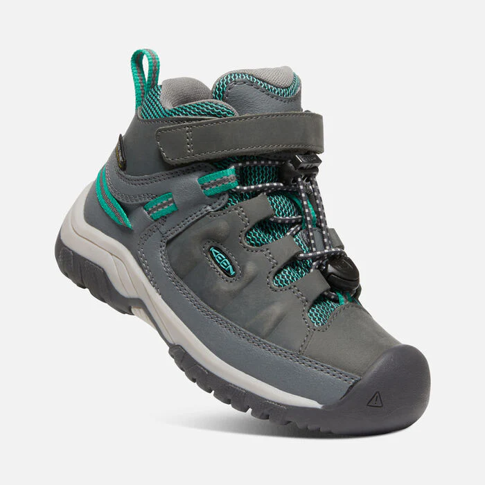 Little Kid's Targhee  Waterproof Hiking Boot Steel Grey Porcelain - Image 3
