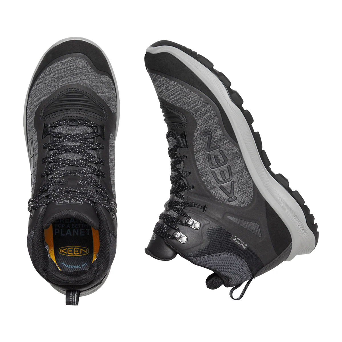 Women's Terradora Flex  Waterproof Boot Black Steel Grey - Image 4