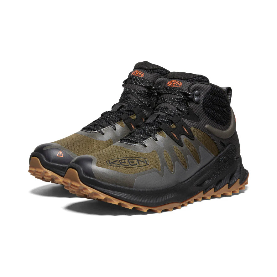 Men's Zionic  Waterproof Boot Dark Olive Scarlet Ibis - Image 2